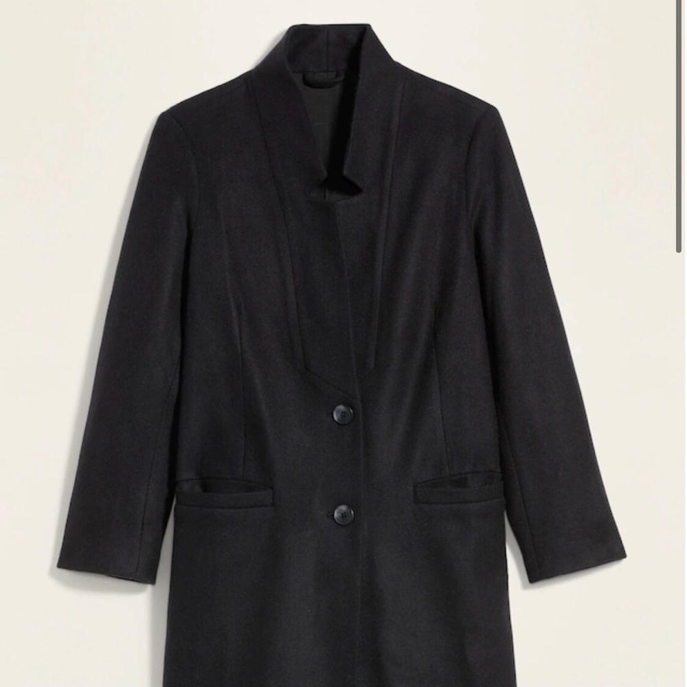 Old Navy • Relaxed Soft-Brushed Long-Line Coat